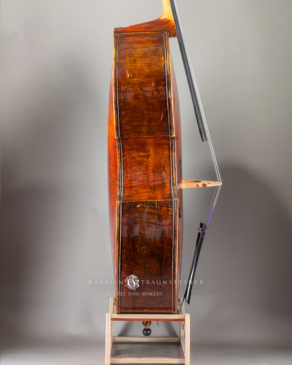 ex Vienna Symphony Orchestra Solo bass  right side view