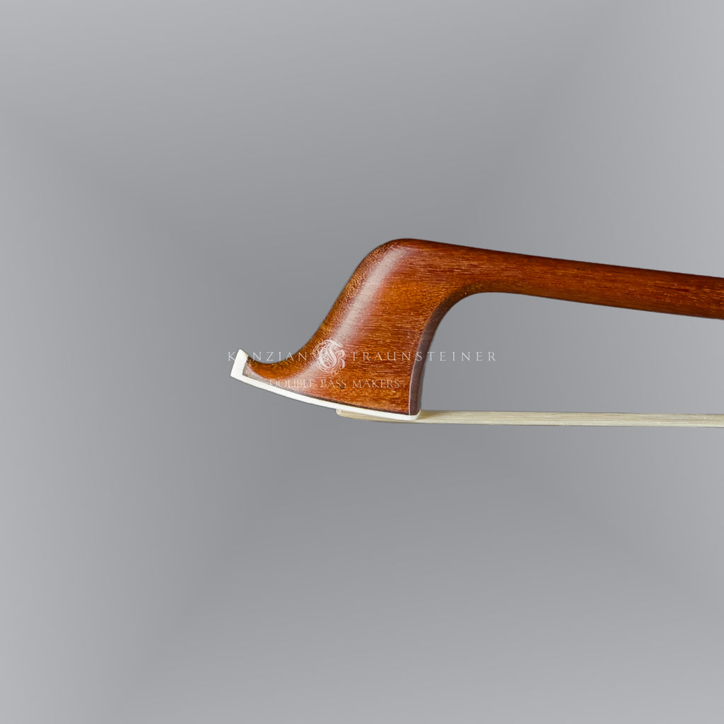 W.E Dörfler ** double bass bow Germany 2026: close up image of tip 
