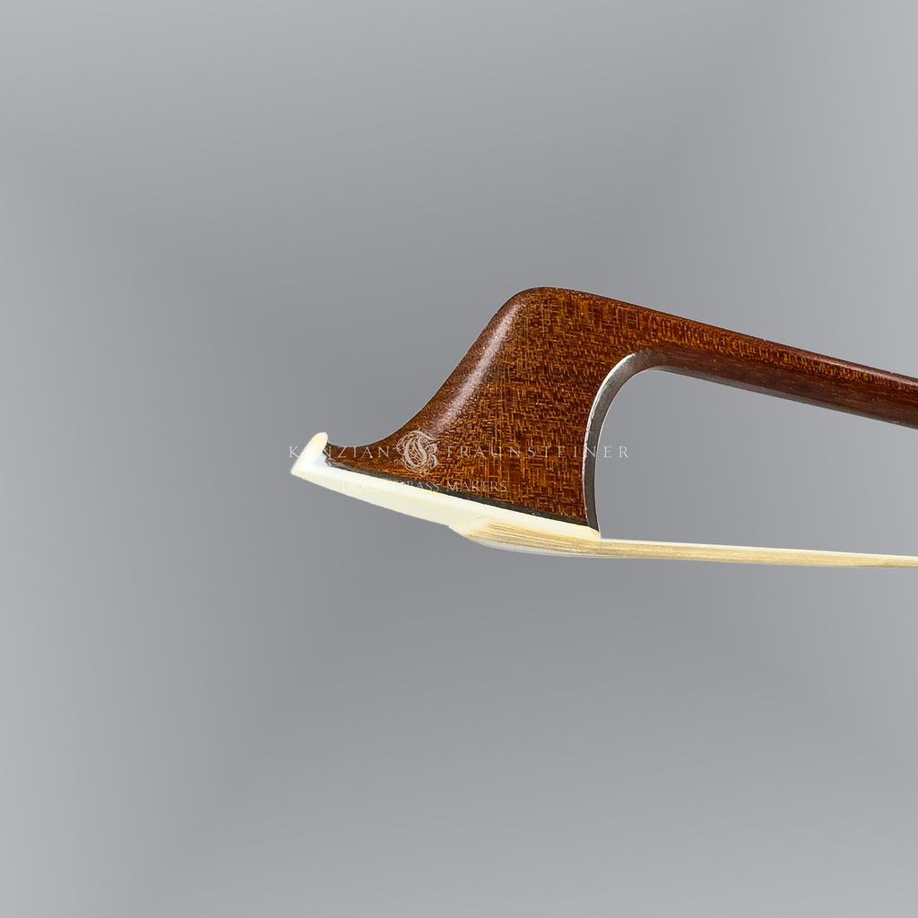 Pfretzschner German double bass bow brown tip